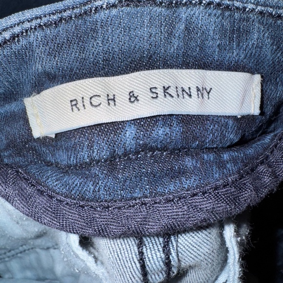 Rich & Skinny tab waist jeans size 26 - Picture 7 of 8